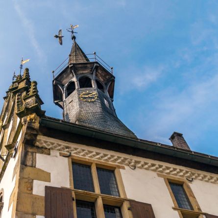 Das alte Rathaus in Burgsteinfurts Alstadt...